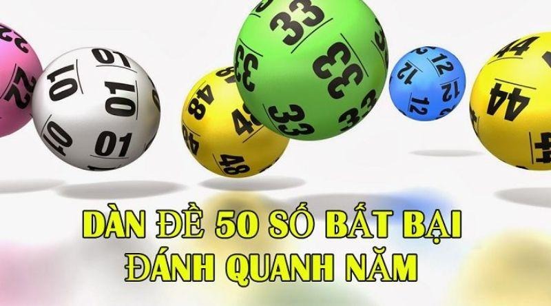 Dàn đề 50 số khung 3 ngày